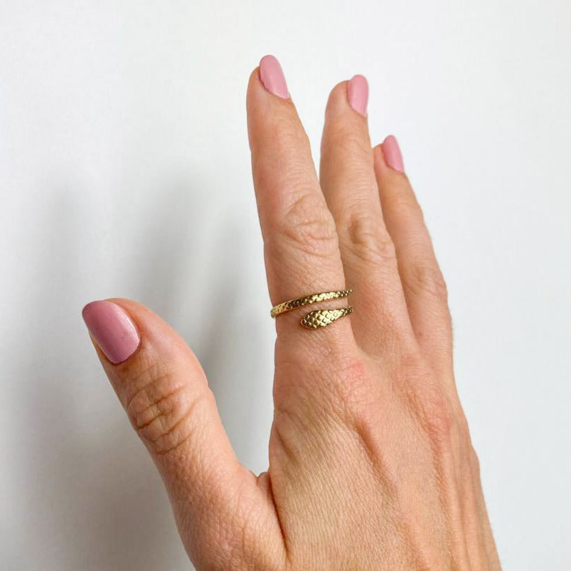 Anillo Serpiente Ajustable Acero Inoxidable · Al Vent