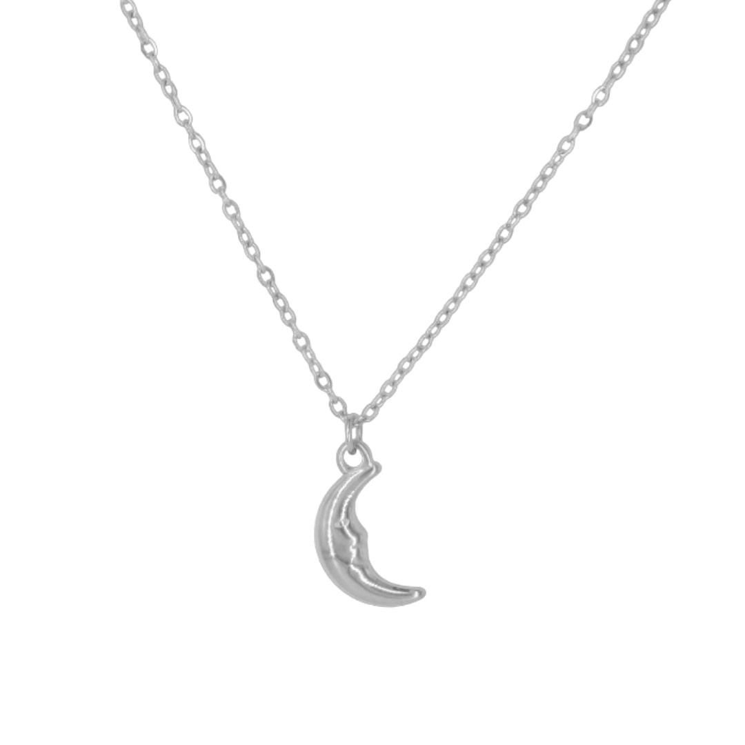 Collar Luna Acero Inoxidable