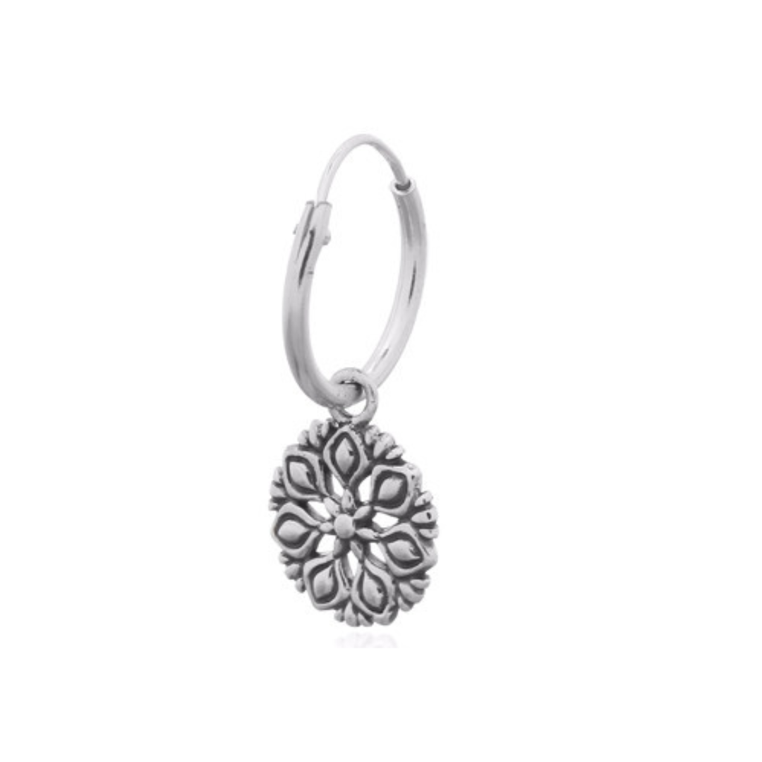 Aros Flor Plata 925 | Aros Bohemios