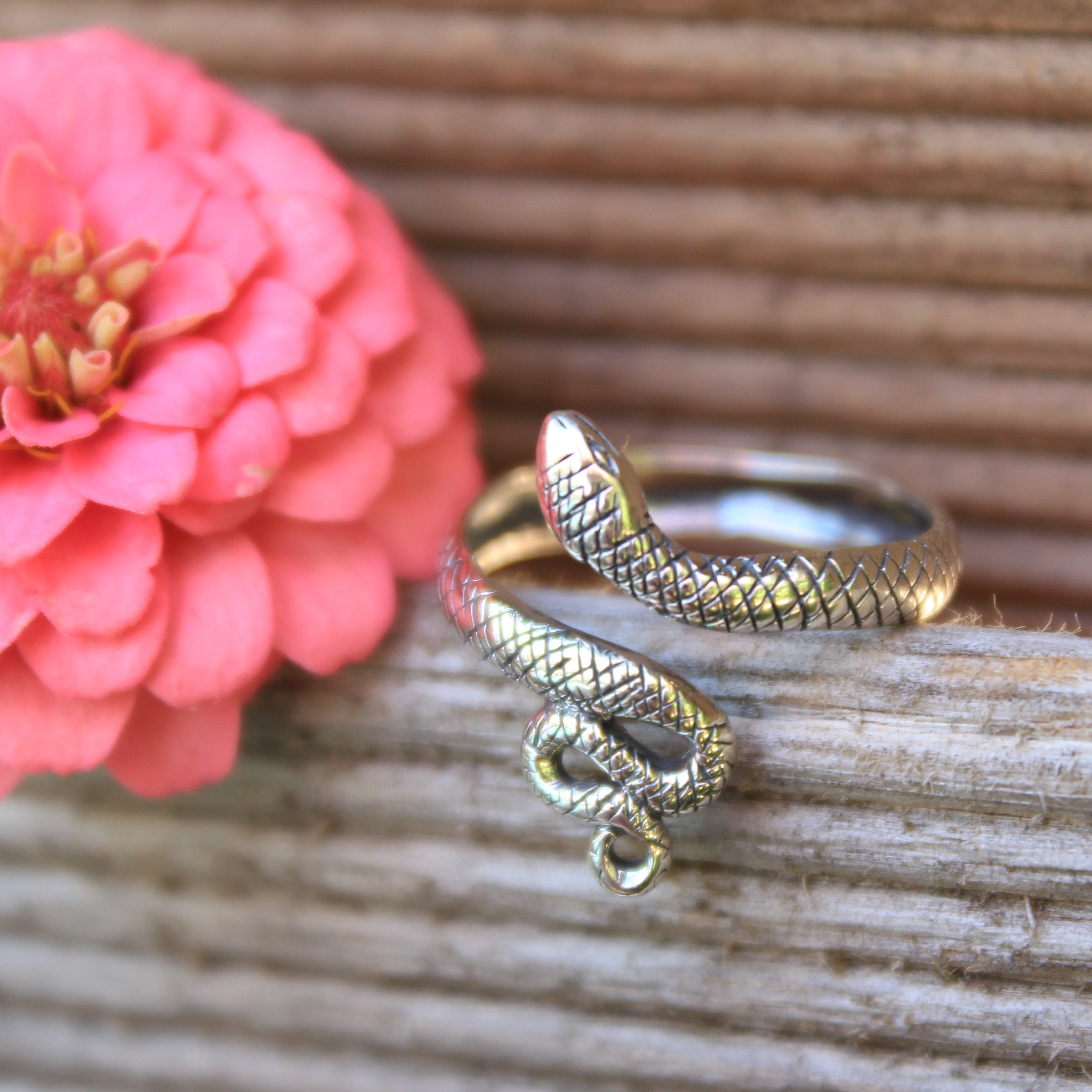 Anillo Serpiente en plata de ley · Al vent