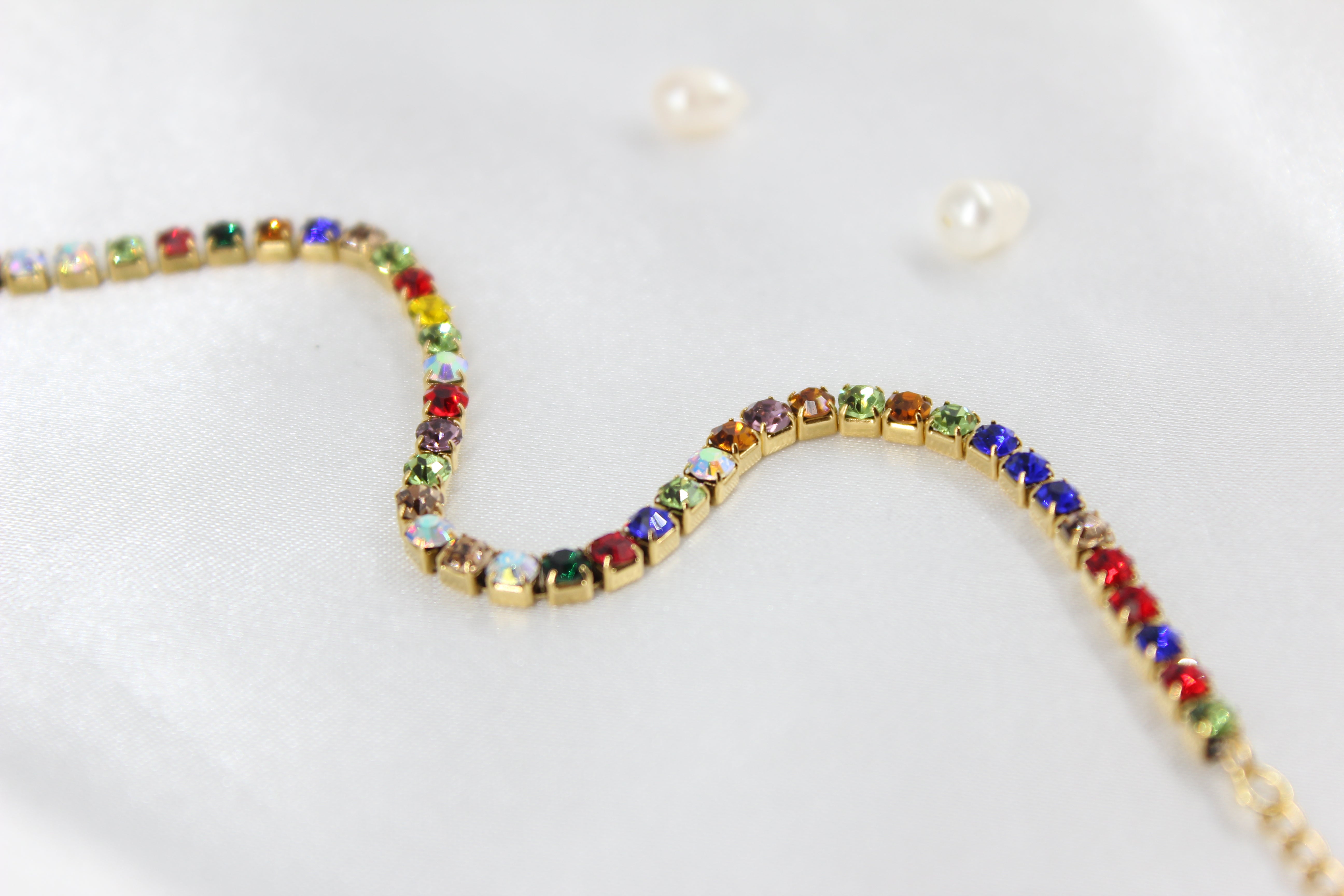 Pulsera Tenis Circonitas Colores