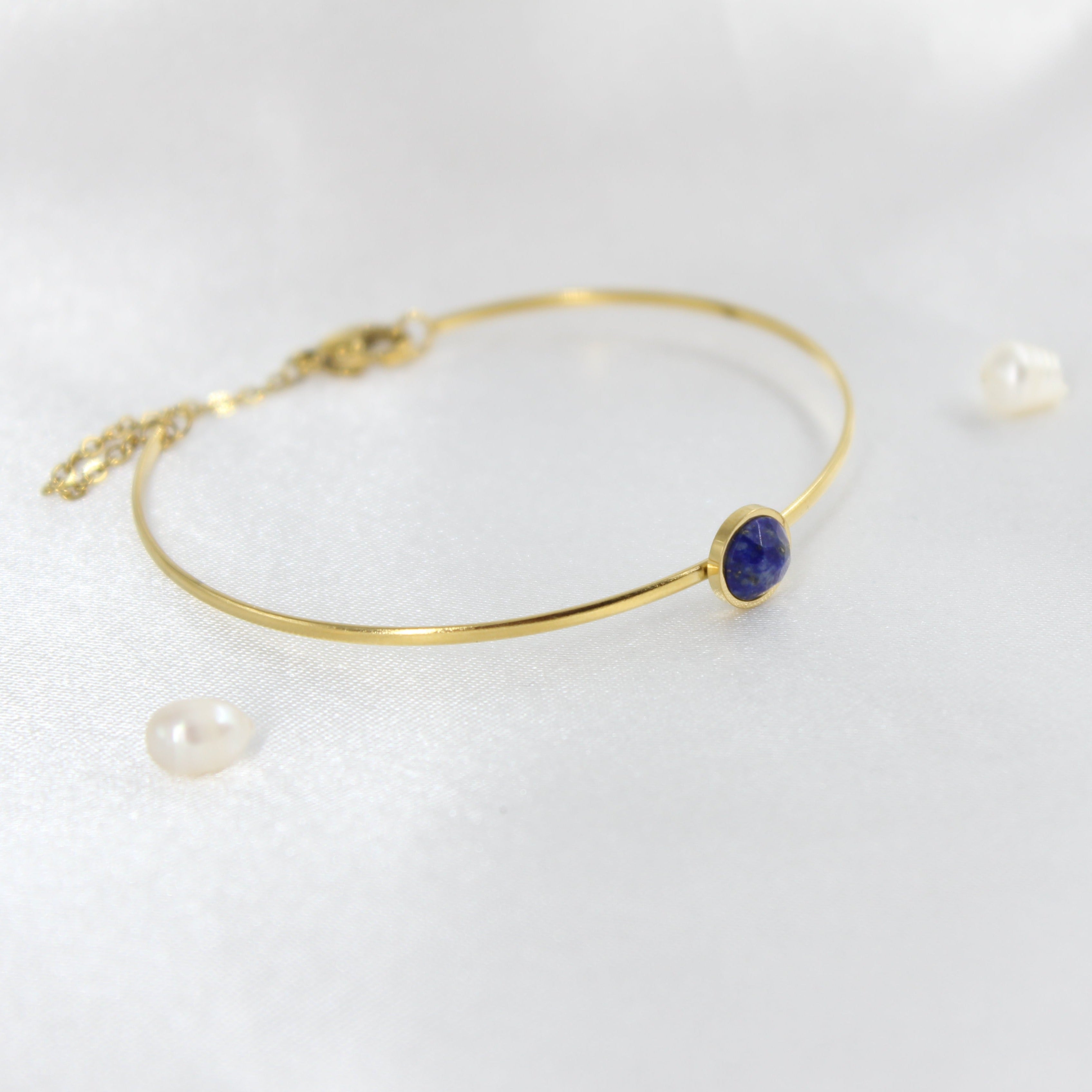 Brazalete Minimal Lapislazuli