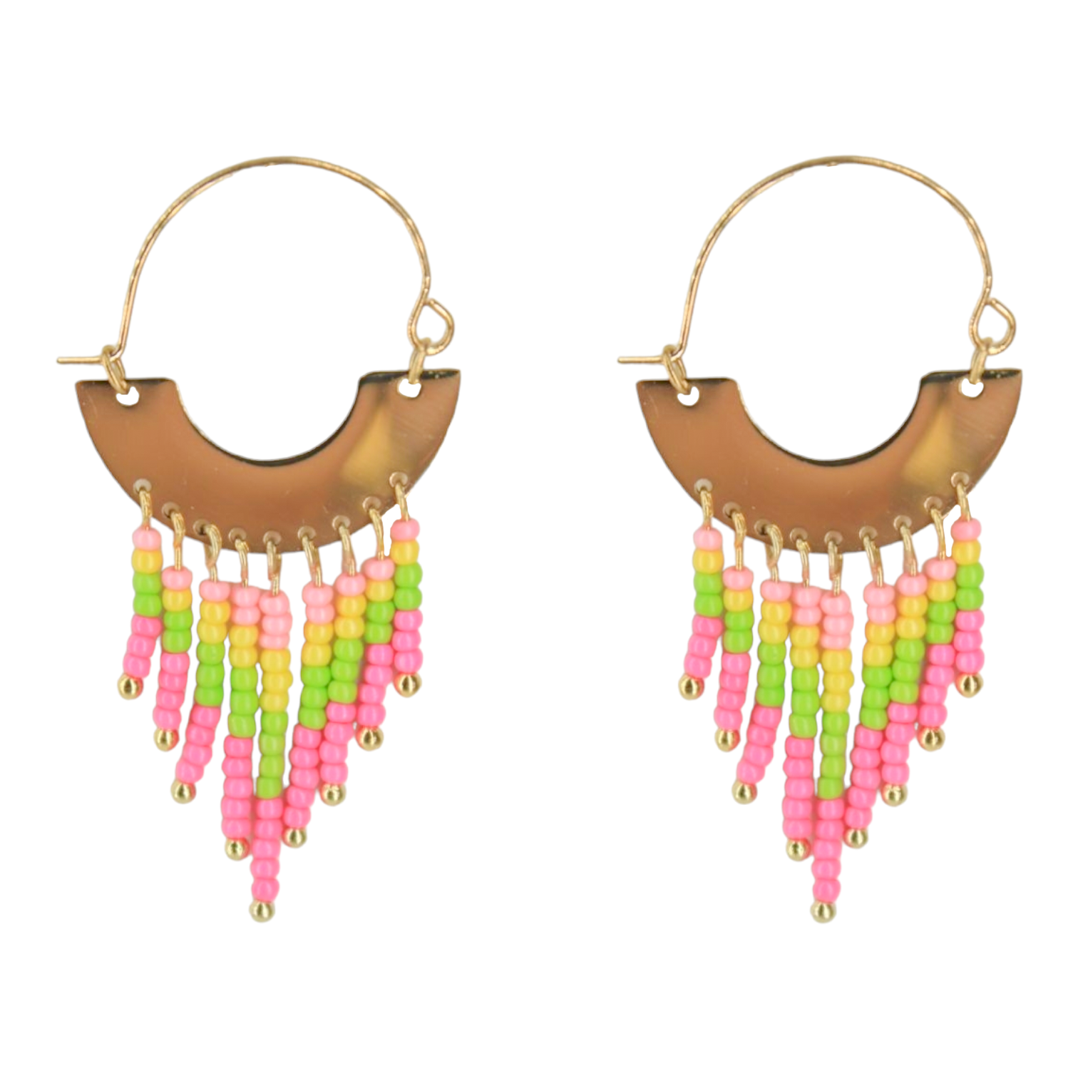 Aros Boho Hippie Colores | Pendientes online - ALVENT