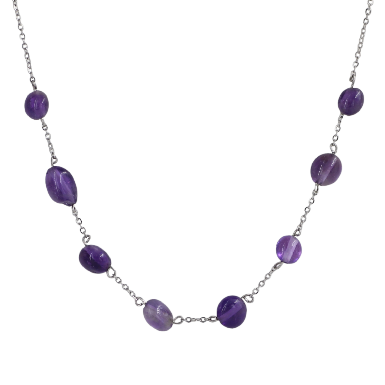 Collar de plata con piedras semipreciosas Element | ALVENT
