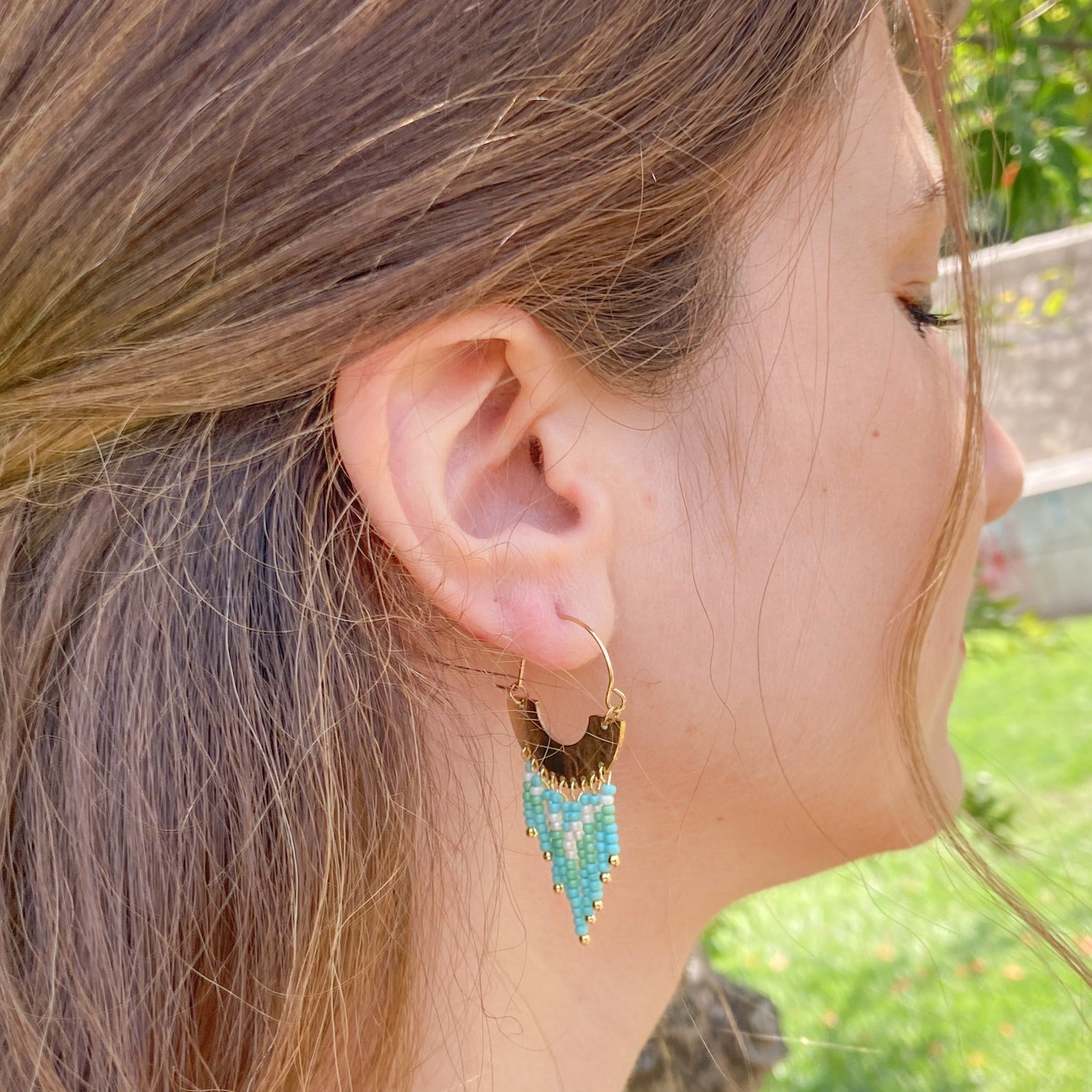 Aros Boho Hippie Colores | Pendientes online - ALVENT