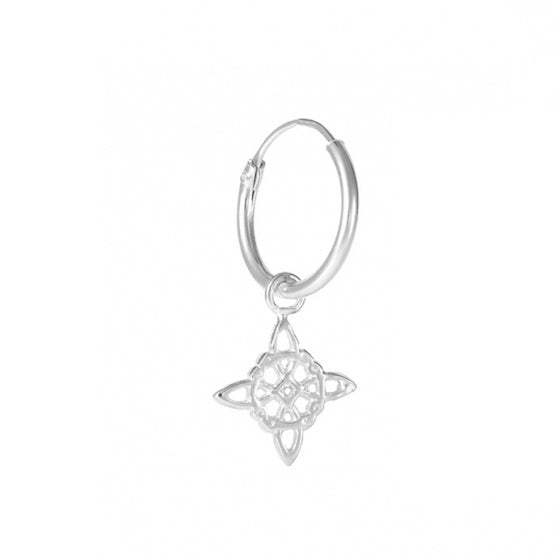 Nudo de Bruja Aros de plata - ALVENT