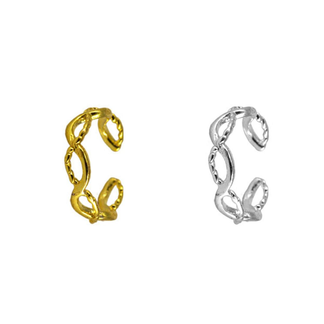 Ear cuff Infinity · Piercing Falso
