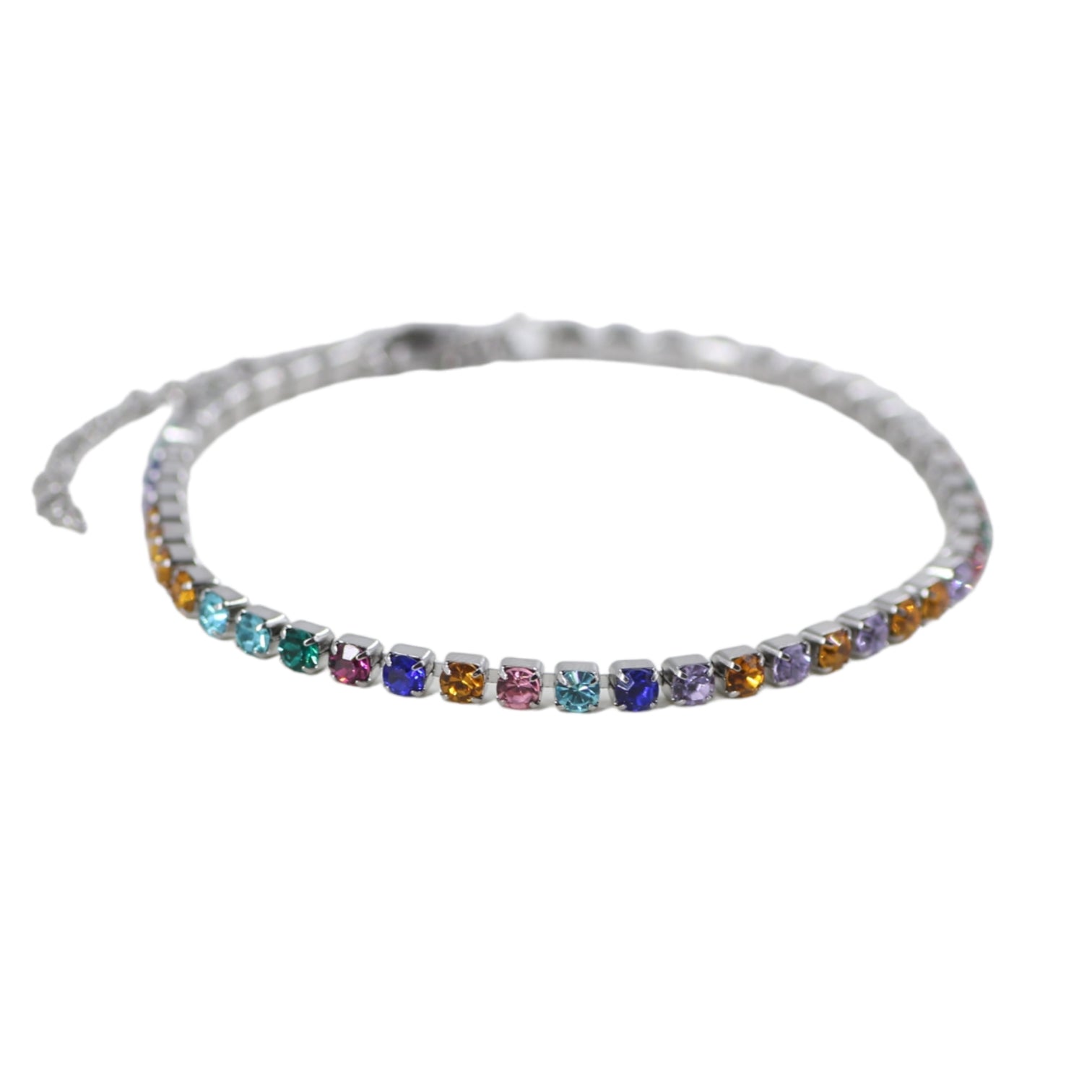 Pulsera Tenis Circonitas Colores