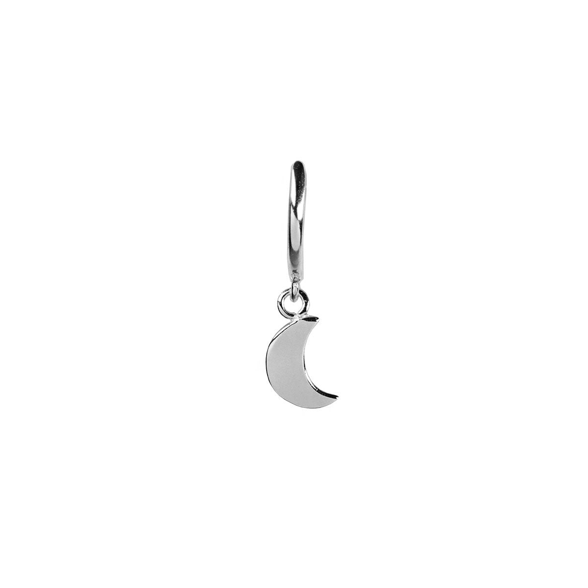 Aros Click&Charm Luna en plata de ley - Al Vent
