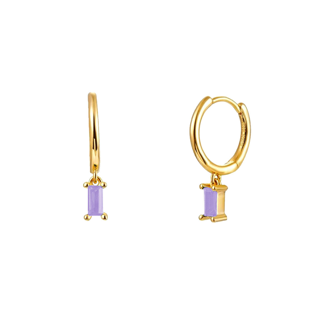 Aros de plata Click&Charm Moet | Pendientes online