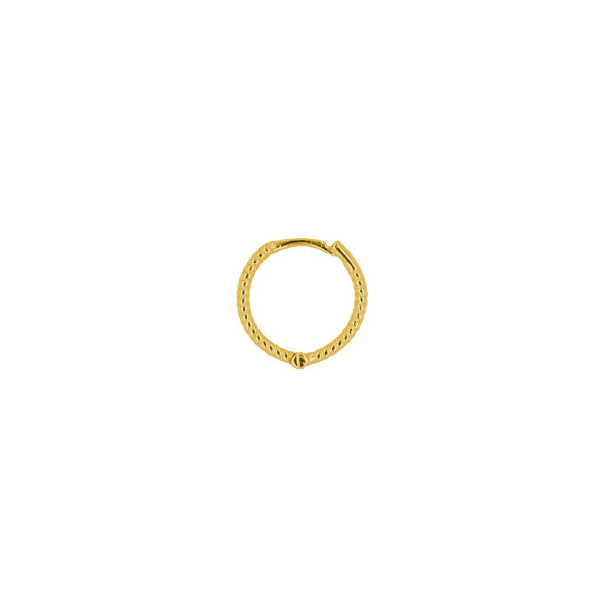 Aros Click Curl en plata de ley - Al Vent