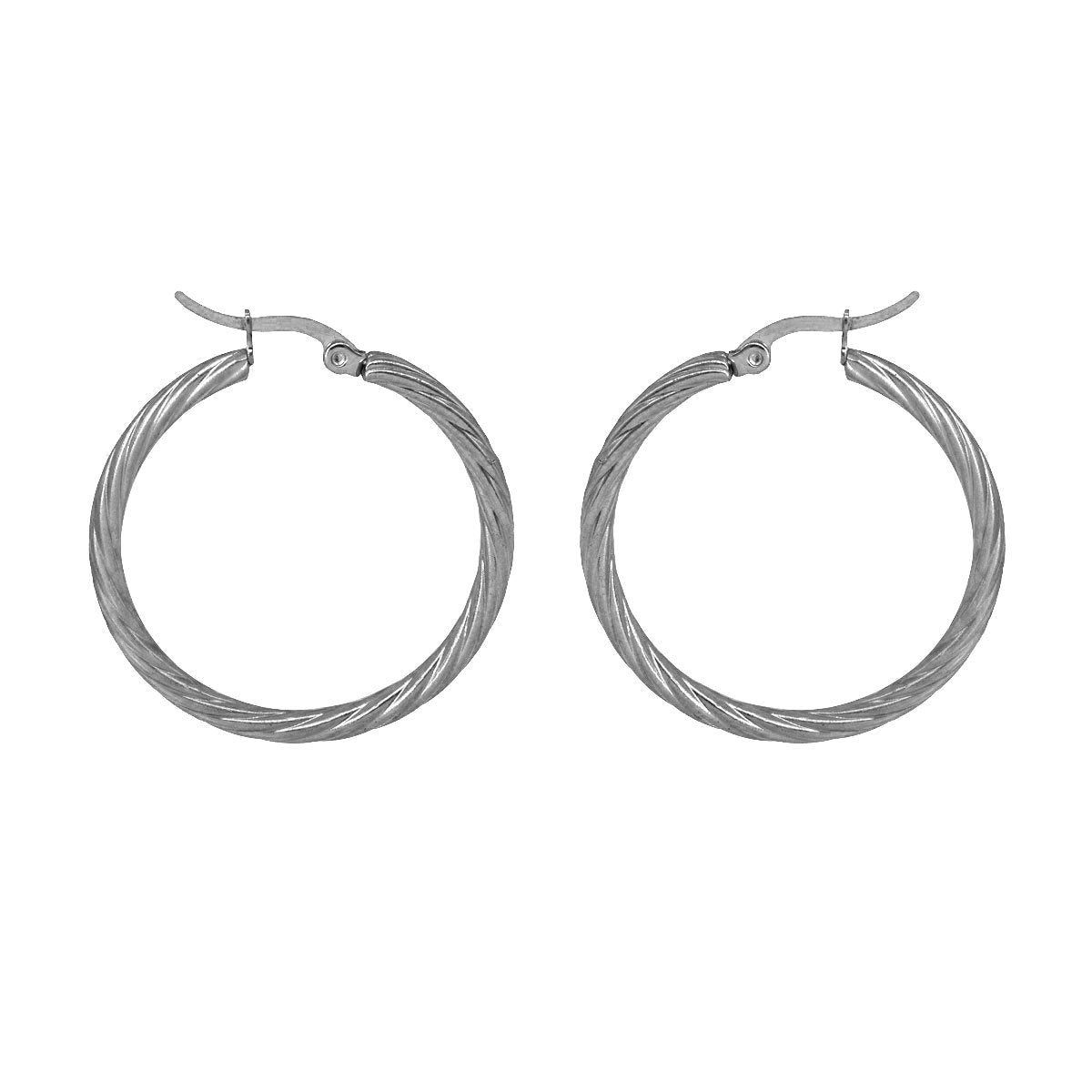 Aros de acero inoxidable | Pendientes de moda