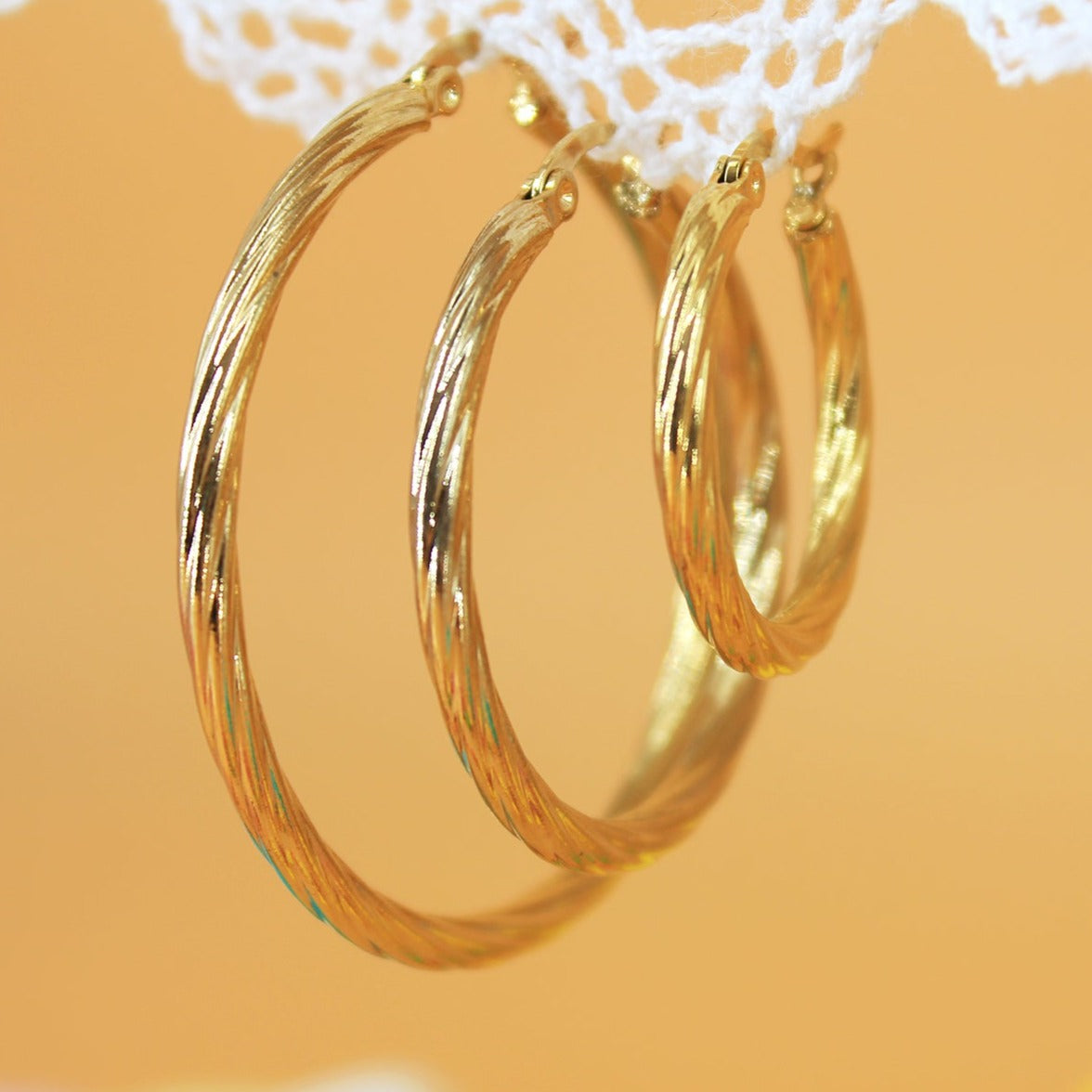 Aros de acero inoxidable | Pendientes de moda