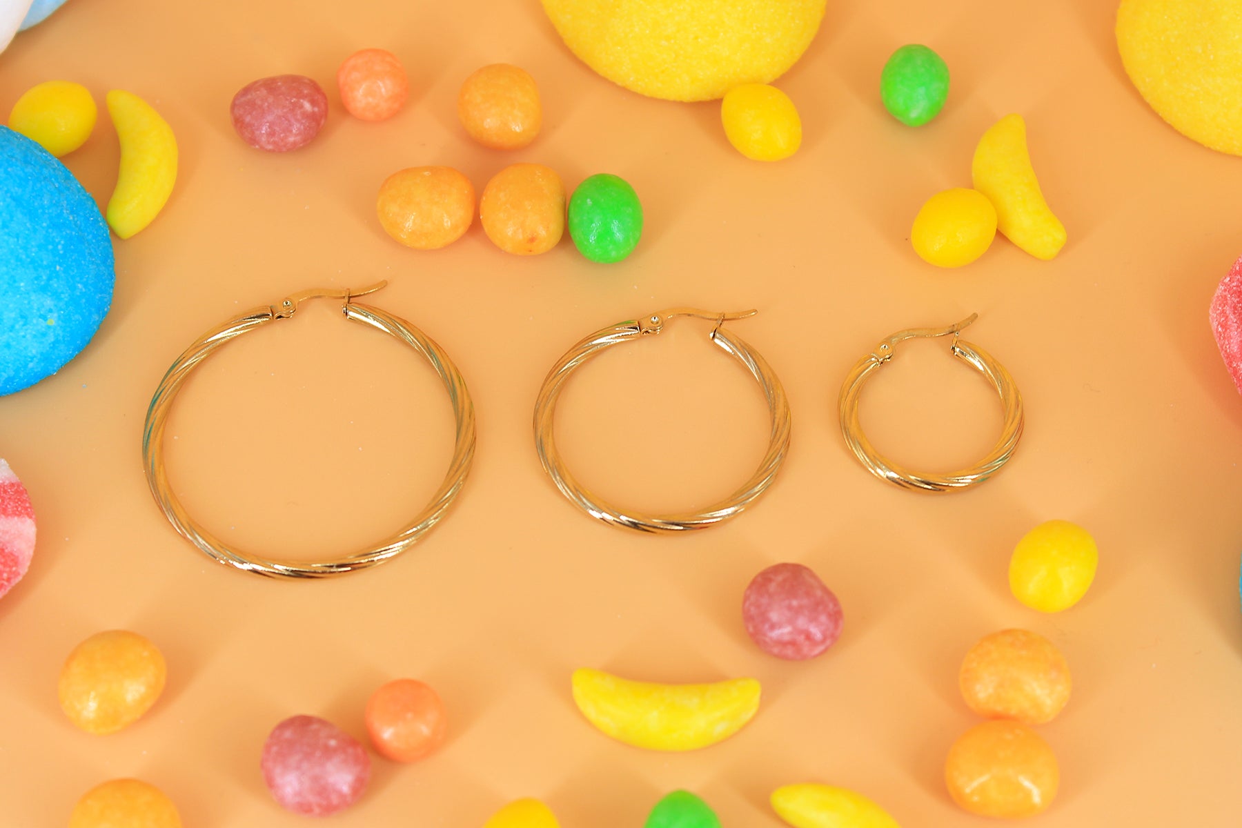 Aros de acero inoxidable | Pendientes de moda