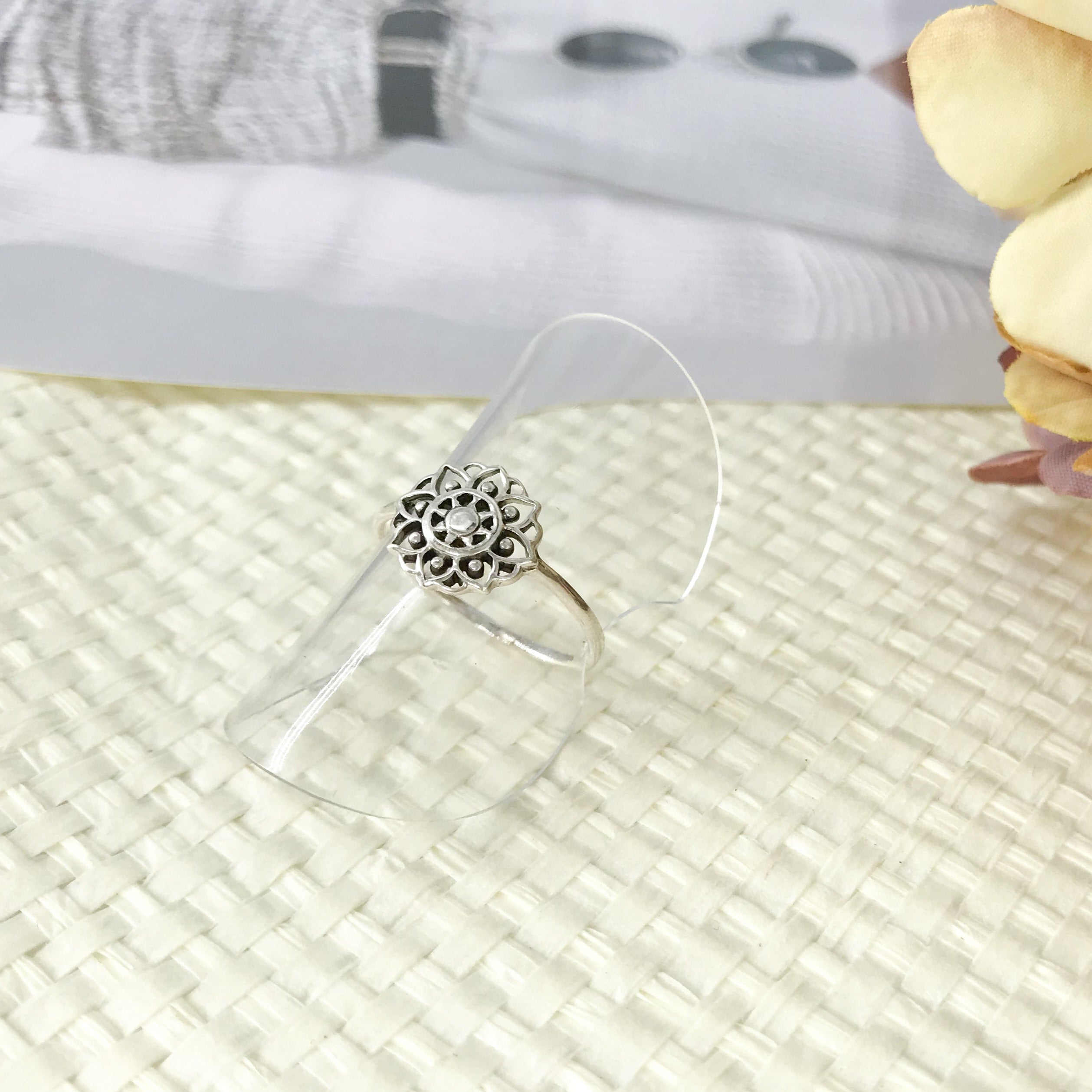 Anillo Plata de Ley Mandala - Al Vent