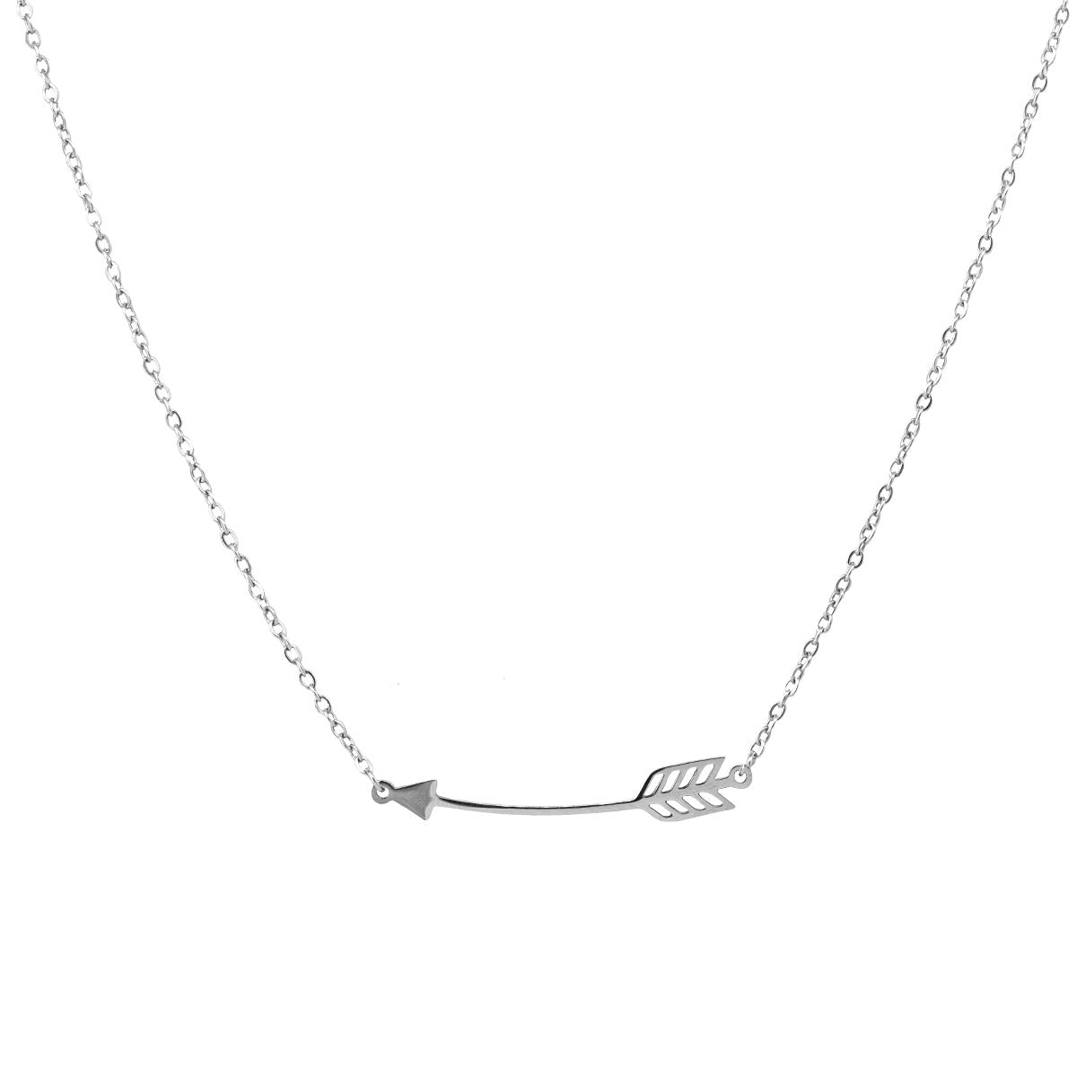 Collar de acero con flecha | Collares de moda