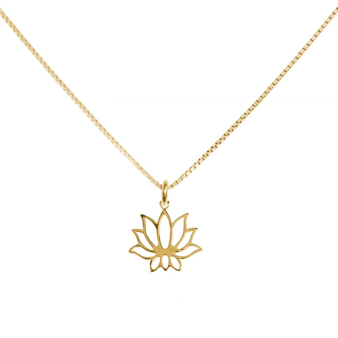 Collar Loto en plata de ley