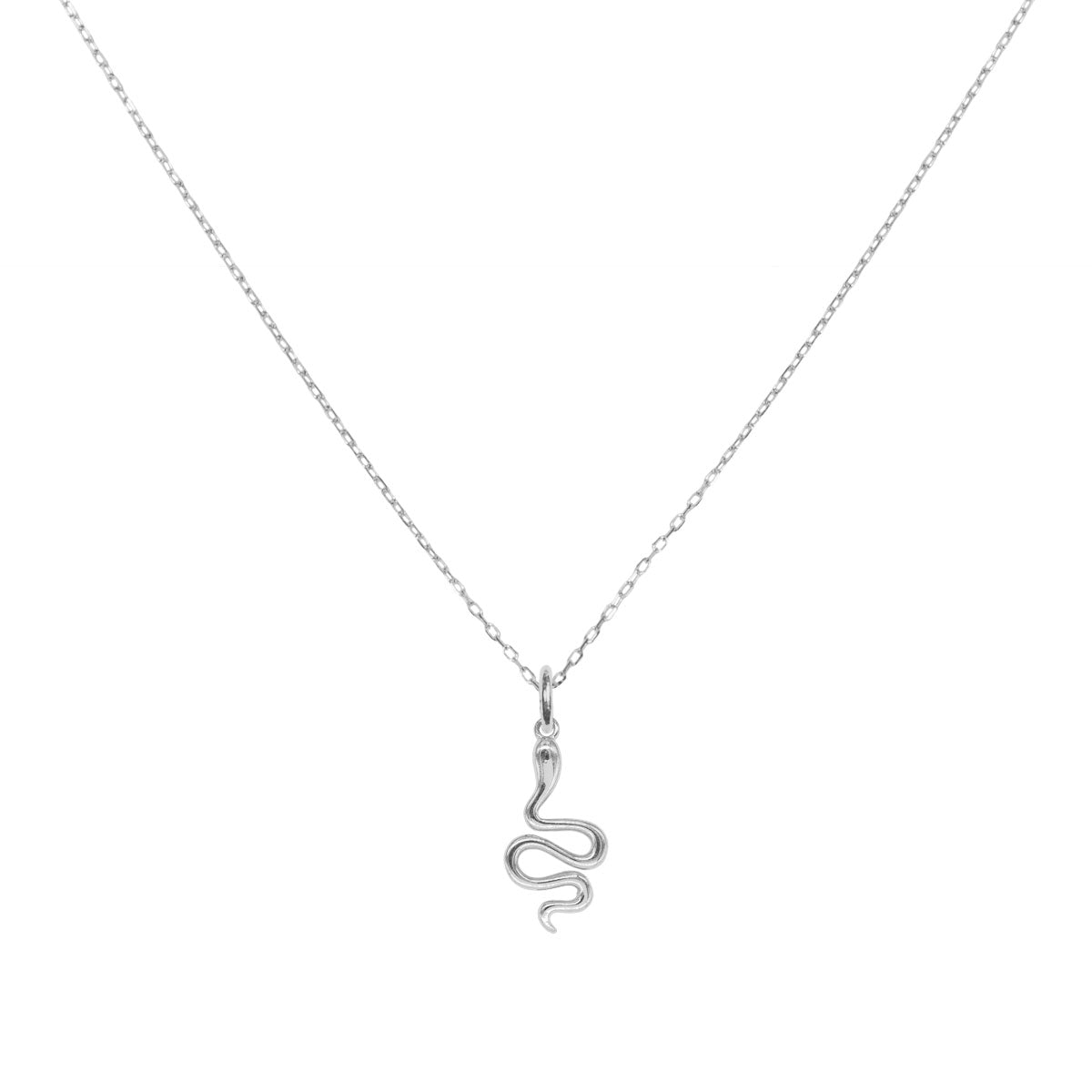 Collar con colgante de serpiente | Collares de plata online - ALVENT