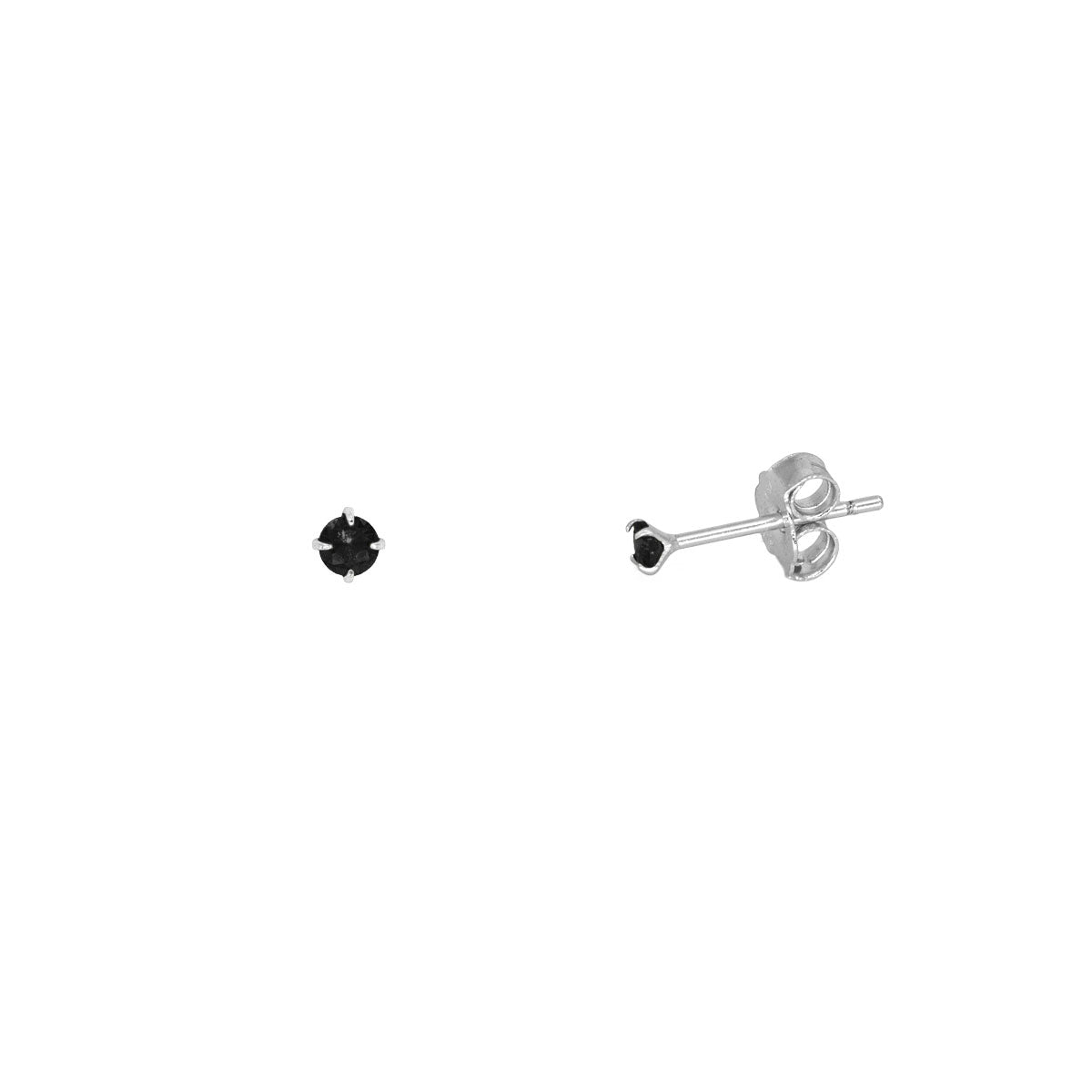 Pendiente de plata con piedra esmeralda - Alvent