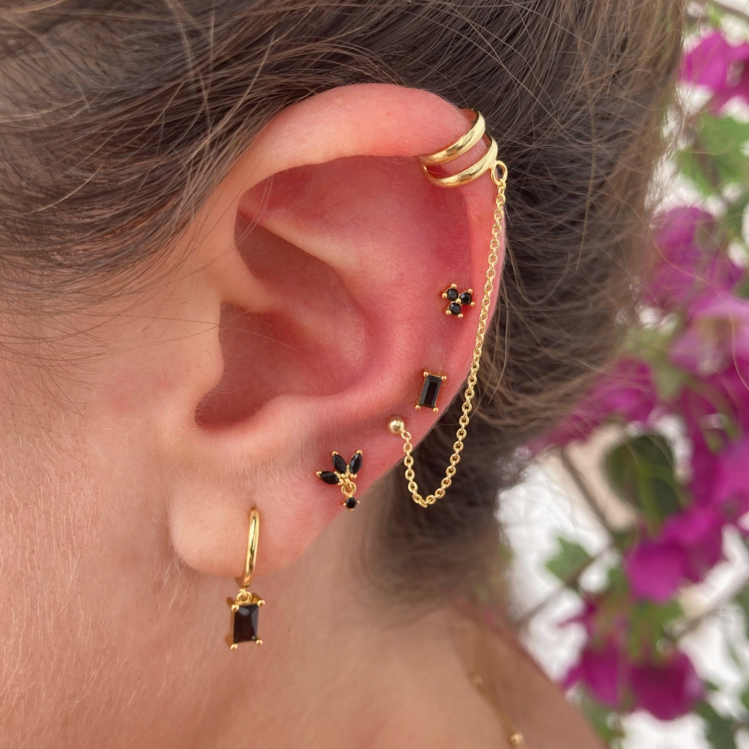 Aros de plata Click&Charm Moet | Pendientes online