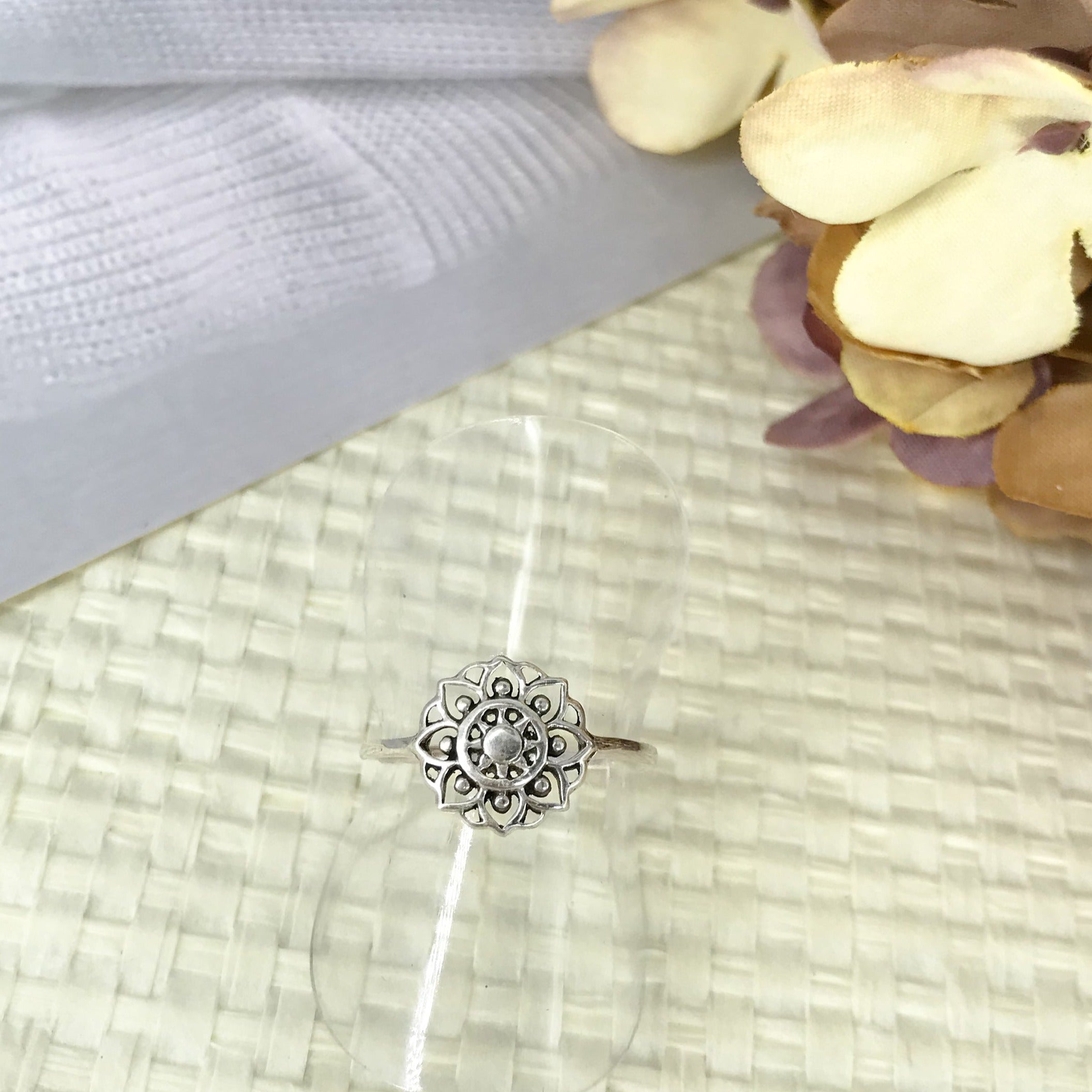 Anillo Plata de Ley Mandala - Al Vent