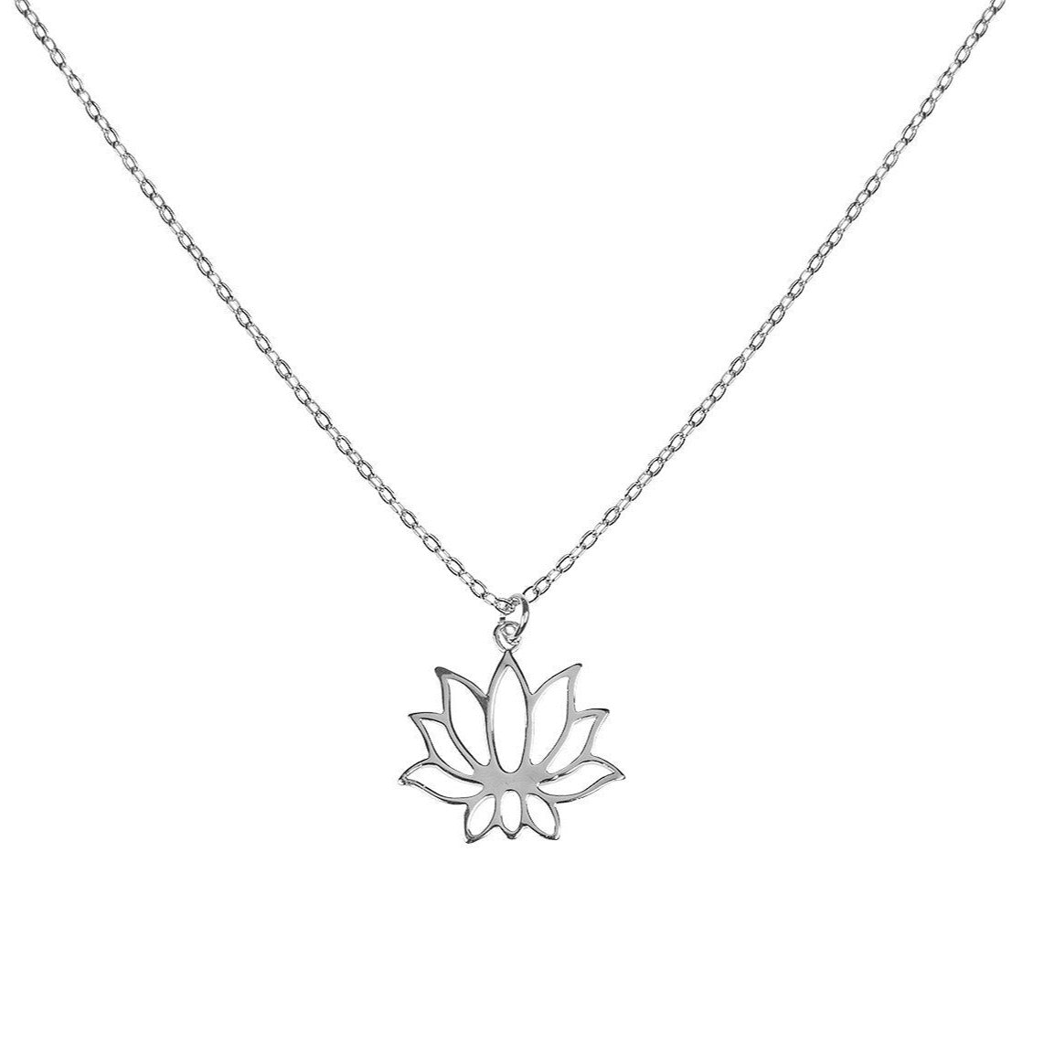 Collar Loto en plata de ley