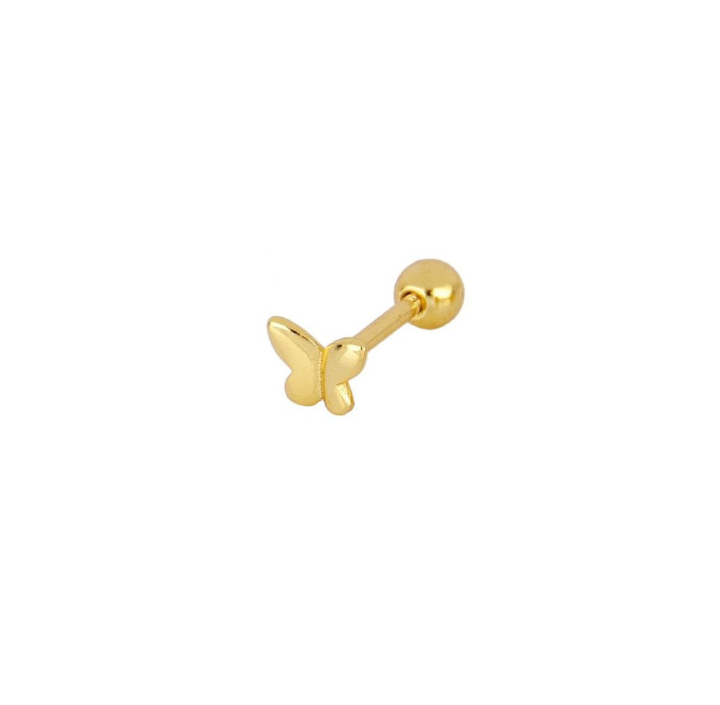 Piercing oreja con forma de Mariposa| Piercings online - ALVENT