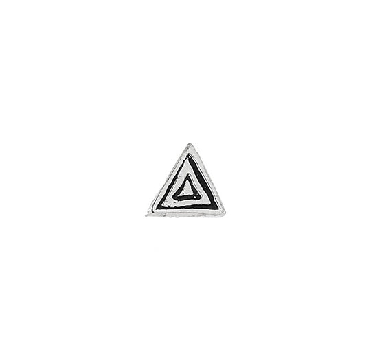 Pendientes Triángulo Mini plata de ley - ALVENT