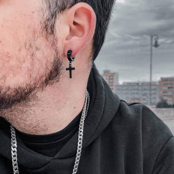 pendientes hombre